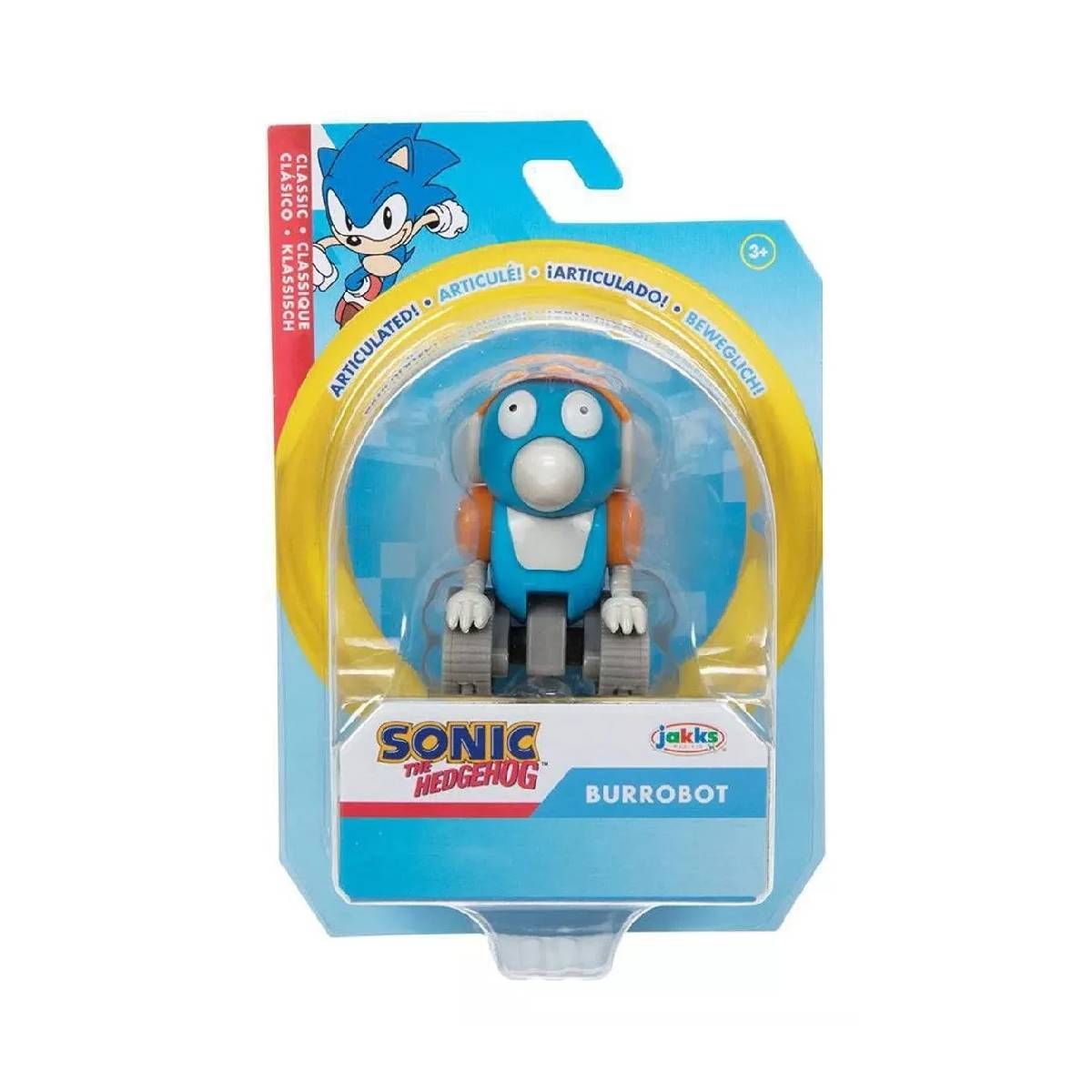 SONIC - Figura de acción SONIC classic colección Burrobot 5 cm