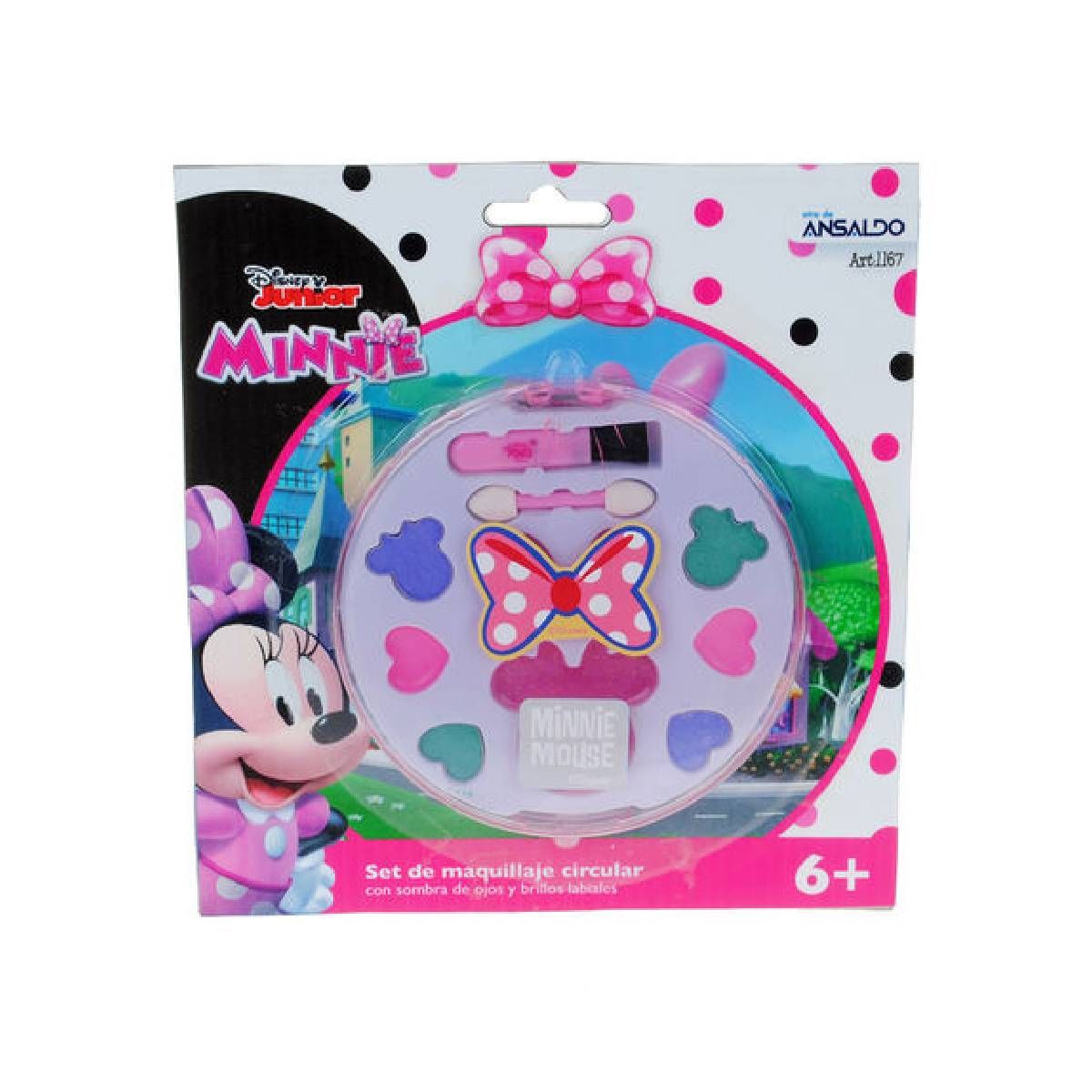DISNEY - Set cosméticos Minnie blister sombras y brillos labiales