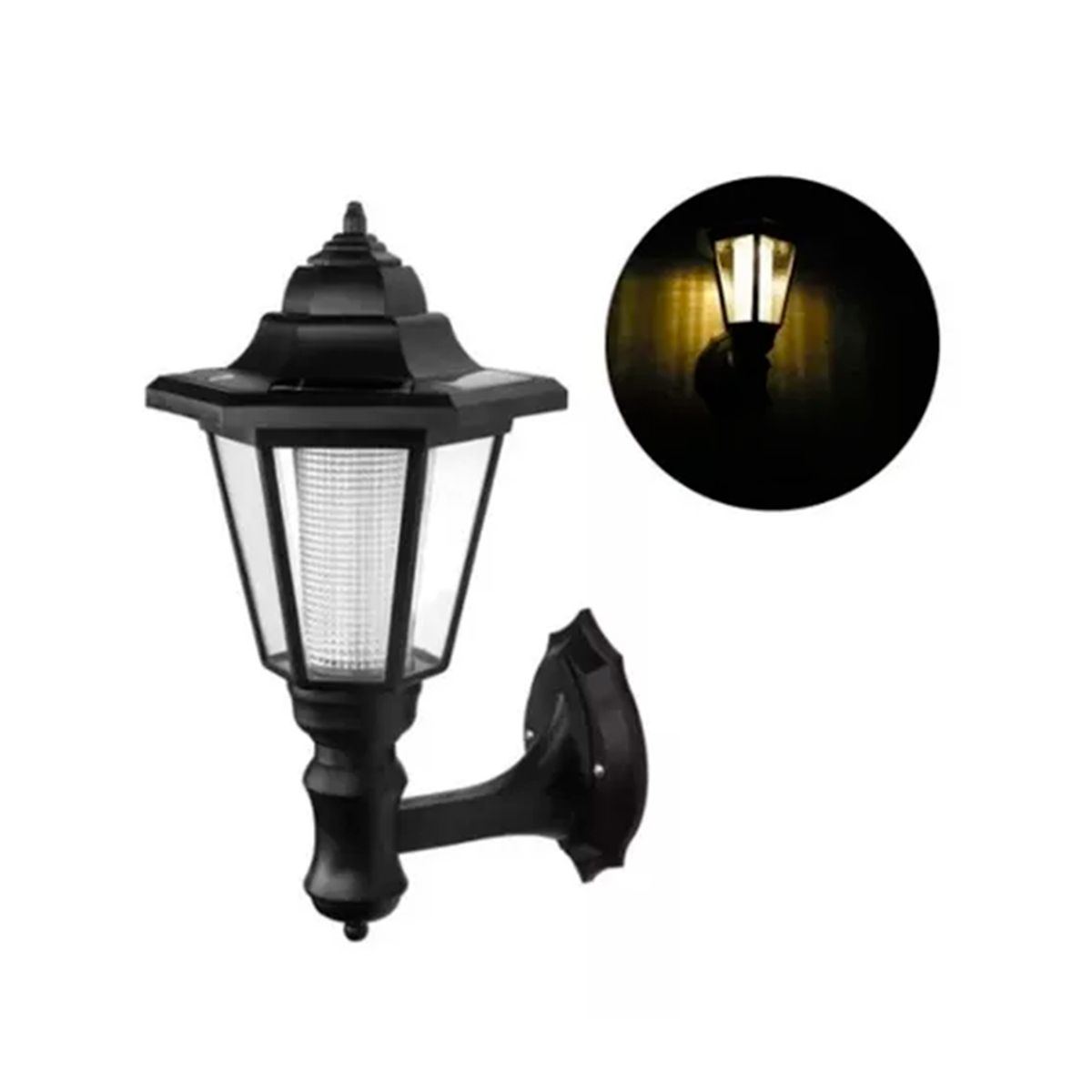 GENERICO - Foco Farol Led Solar Para Jardin Luz Calida.