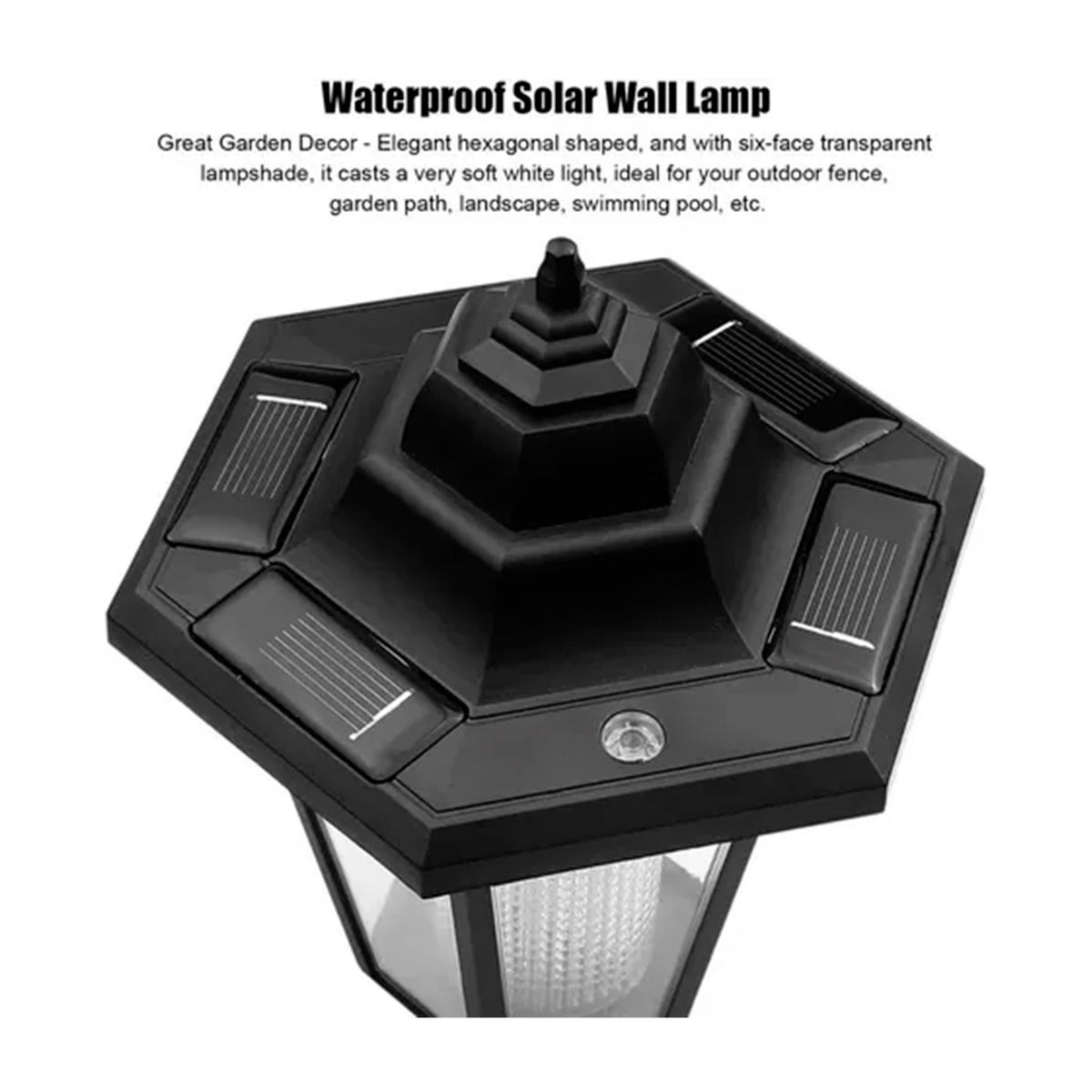 GENERICO - Foco Farol Led Solar Para Jardin Luz Calida.