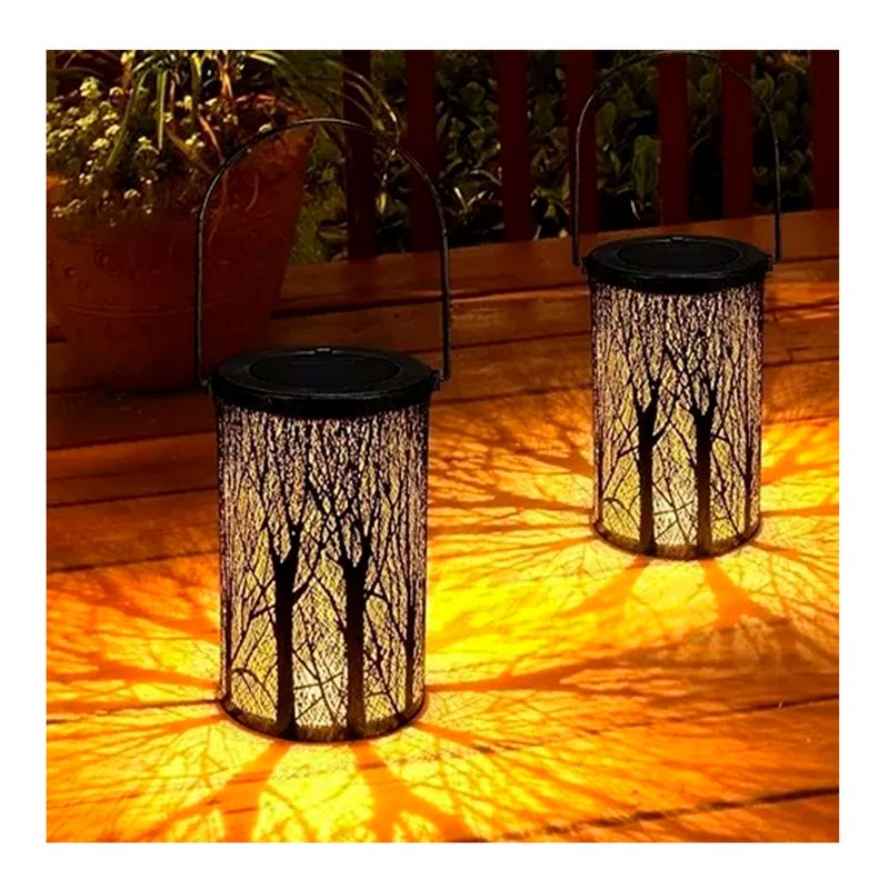GENERICO - Farol LED Solar Diseño Árbol Para Exteriores