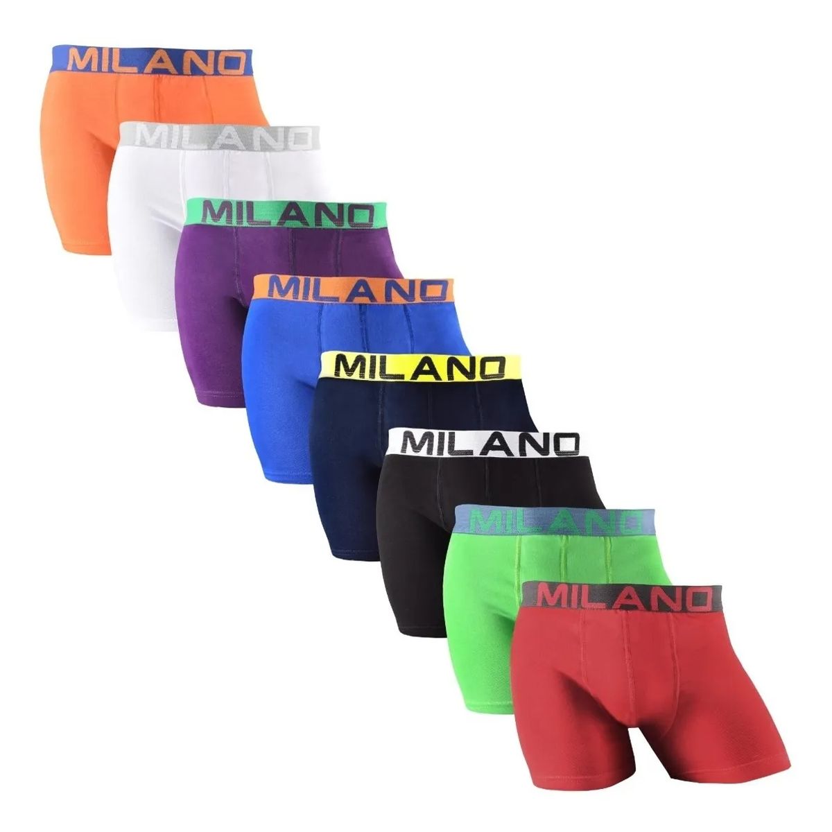 GENERICO - 12 Boxer Para Niños De Algodon - Colores Surtidos - Docena….