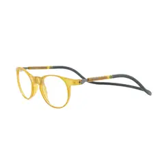SLASTIK - Lentes Ópticos Soho Amarillo con Clip Magnético