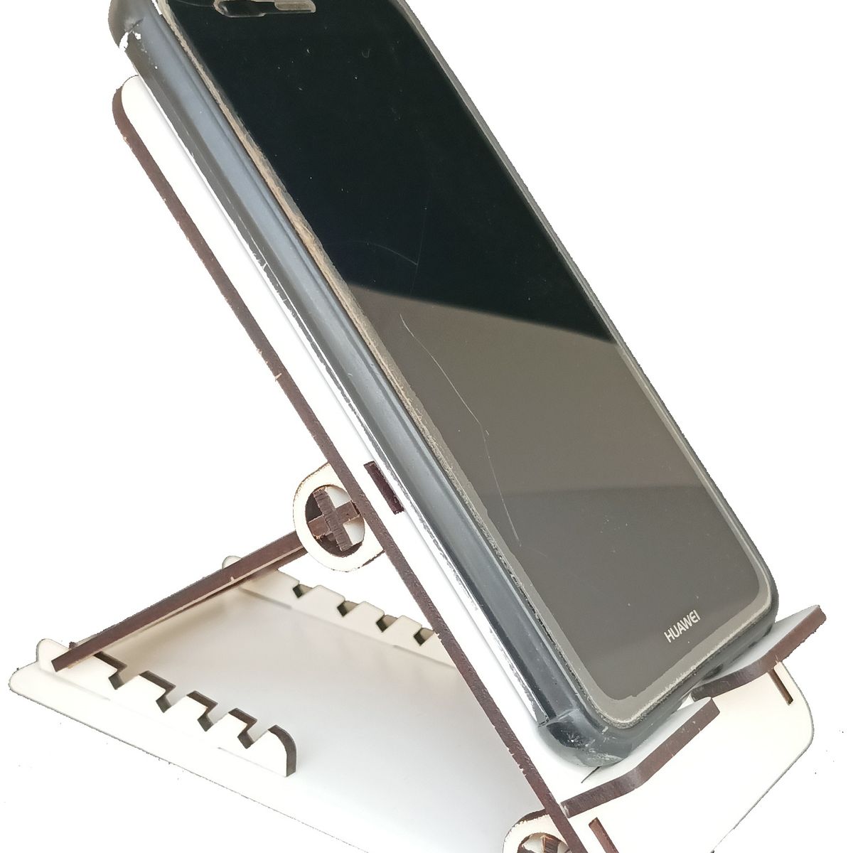 GENERICO - SOPORTE BASE CELULAR EN MADERA MDF