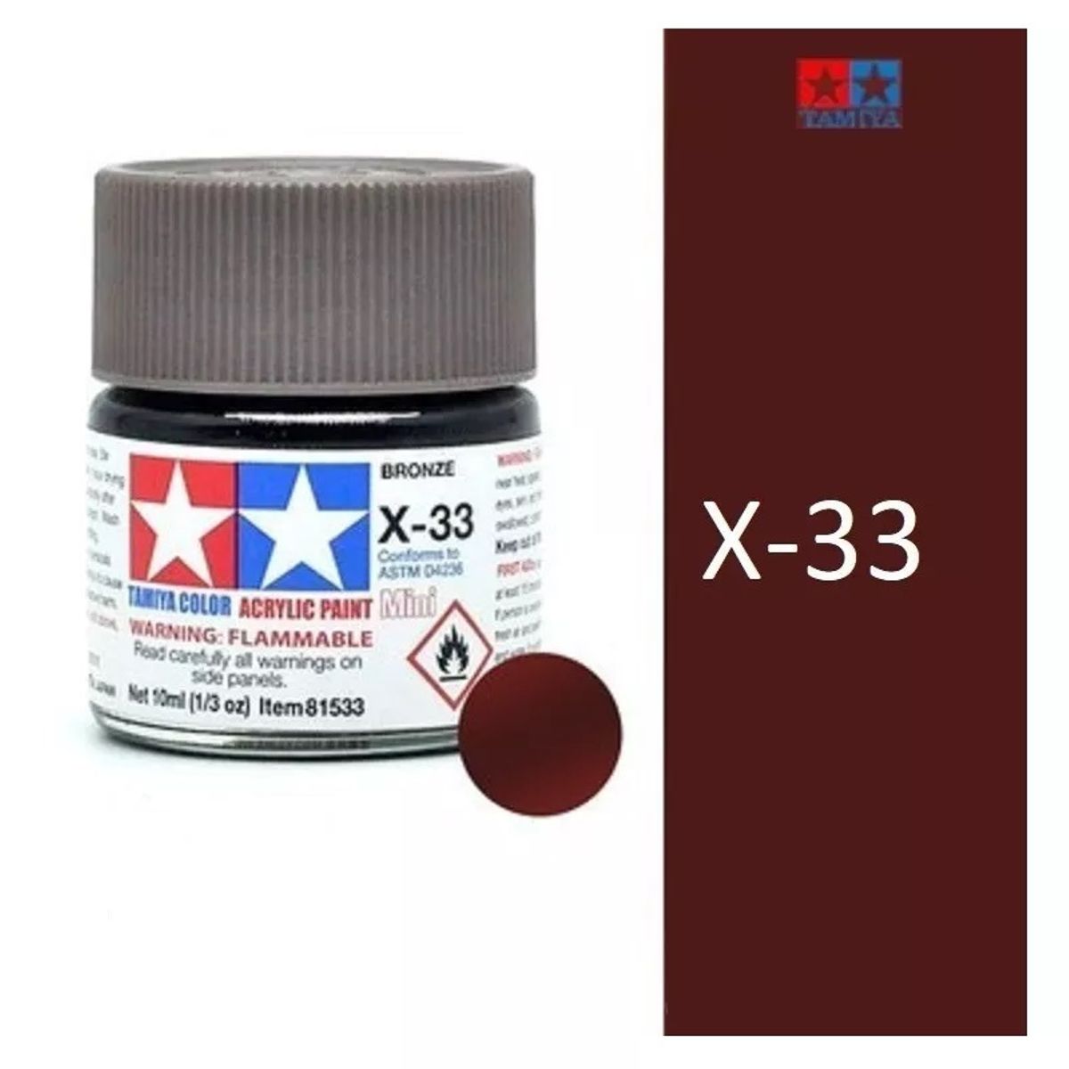 TAMIYA - Tamiya Pintura X1 A X35 Color 10 Ml Maquetas 1pcs-