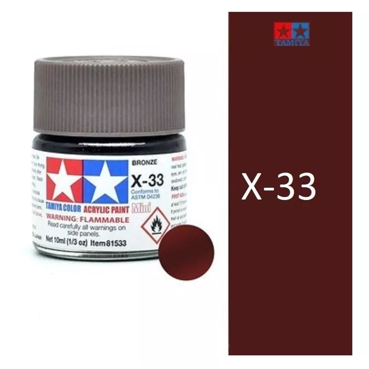 TAMIYA - Tamiya Pintura X1 A X35 Color 10 Ml Maquetas 1pcs-