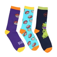 NICKELODEON - Pack 3 Calcetines Teens Medios Rugrats