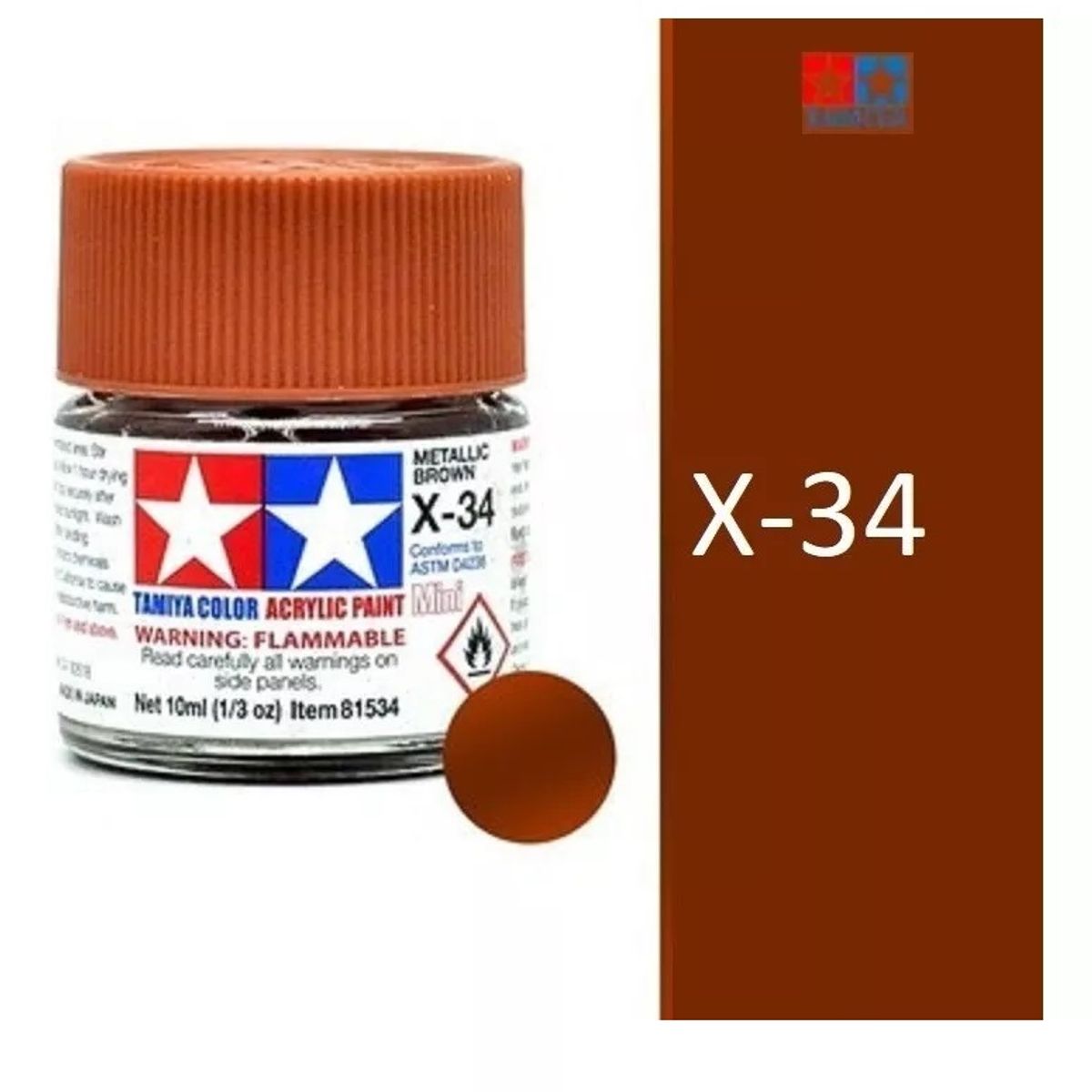 TAMIYA - Tamiya Pintura X1 A X35 Color 10 Ml Maquetas 1pcs-…