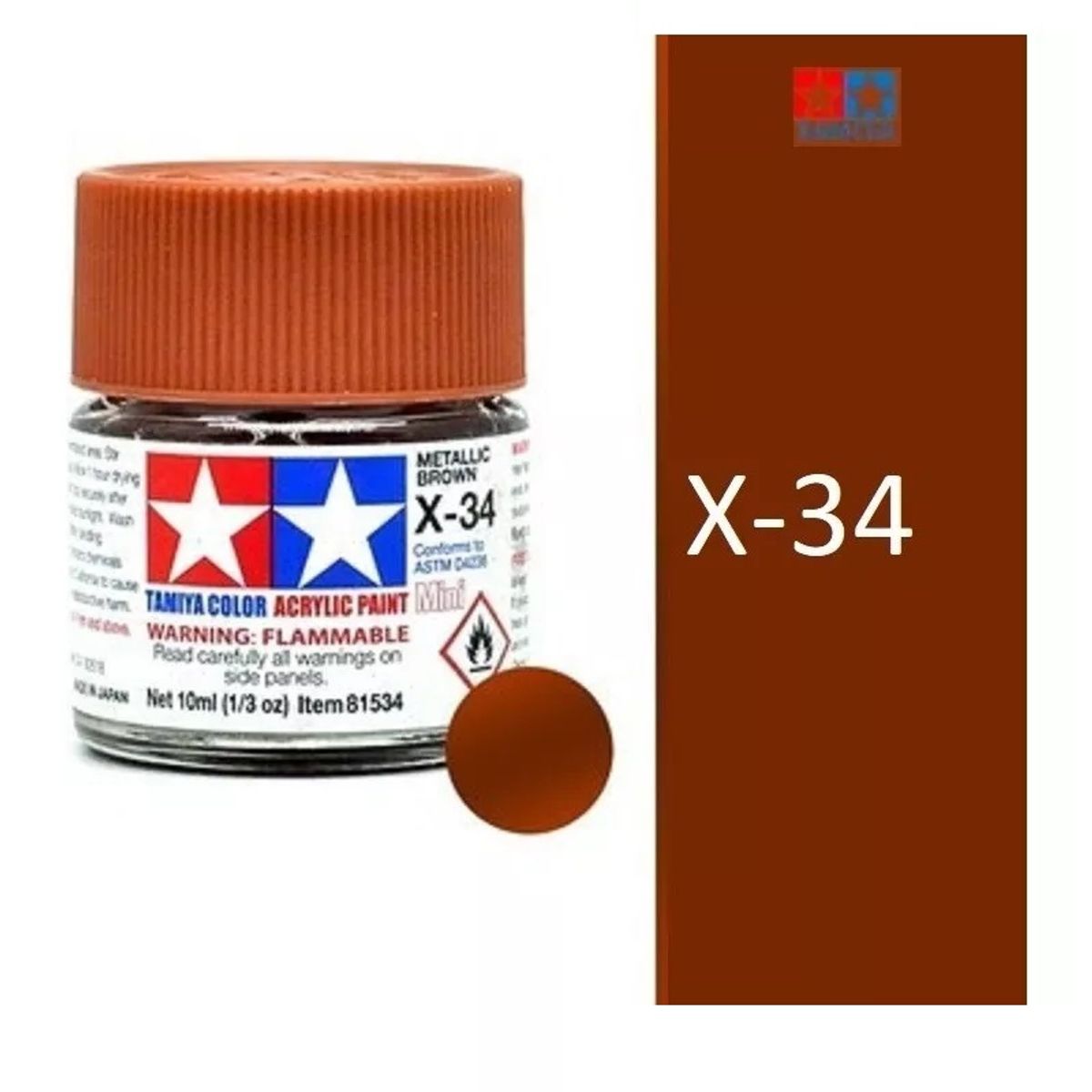 TAMIYA - Tamiya Pintura X1 A X35 Color 10 Ml Maquetas 1pcs-…