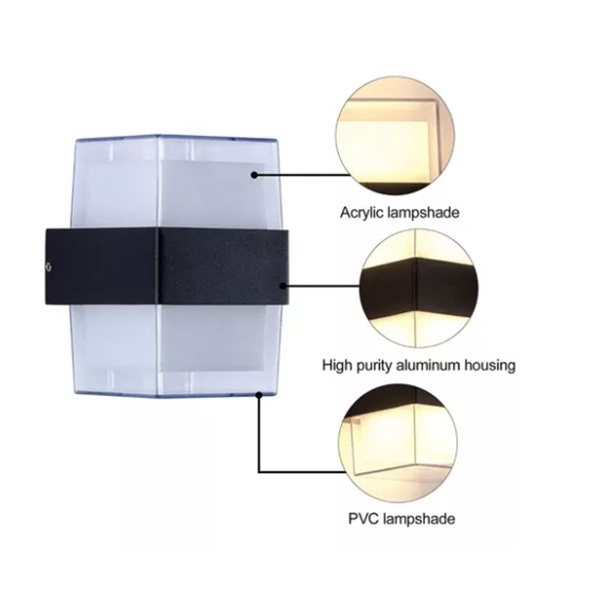 ESHOPANGIE - Aplique Muro Led Luz Calida Decoracion Hogar xo-1126f