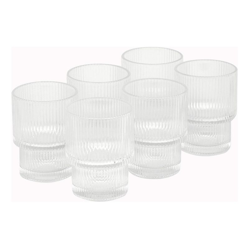 SIMPLIT - Set 6 Vasos Corto Vintage Charlotte 200ml Simplit