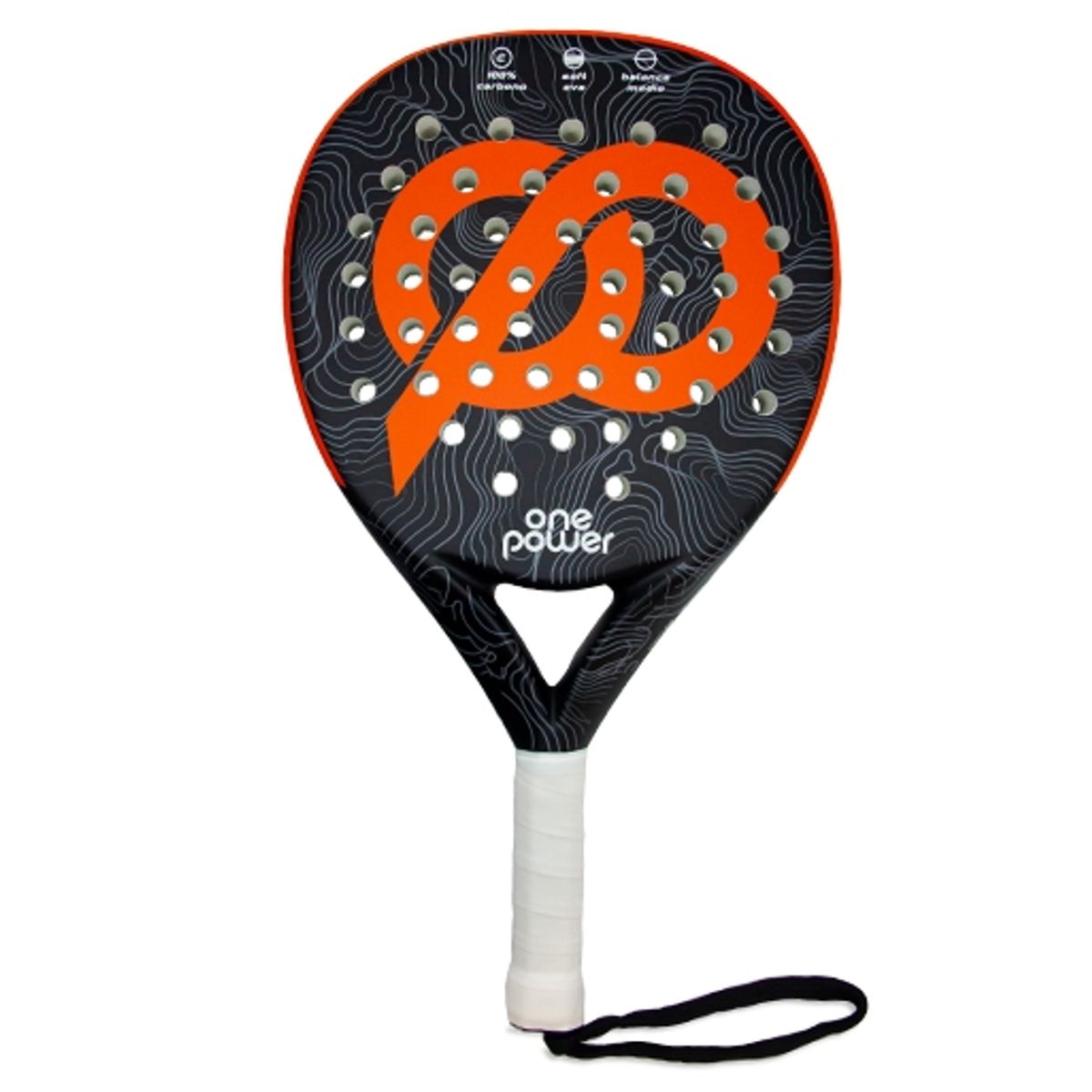 ONE POWER - PALA PADEL ONE POWER CARBONO NARANJO