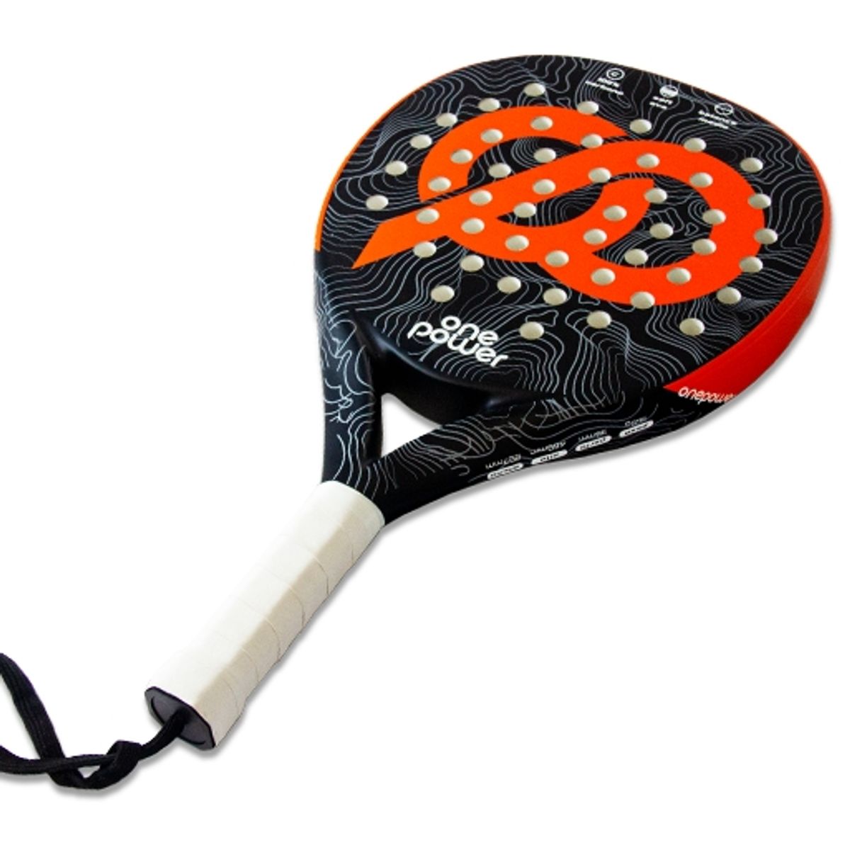ONE POWER - PALA PADEL ONE POWER CARBONO NARANJO