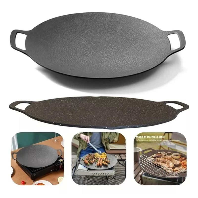 GENERICO - Plancha Antiadherente Budare Sarten De Hierro 30cm