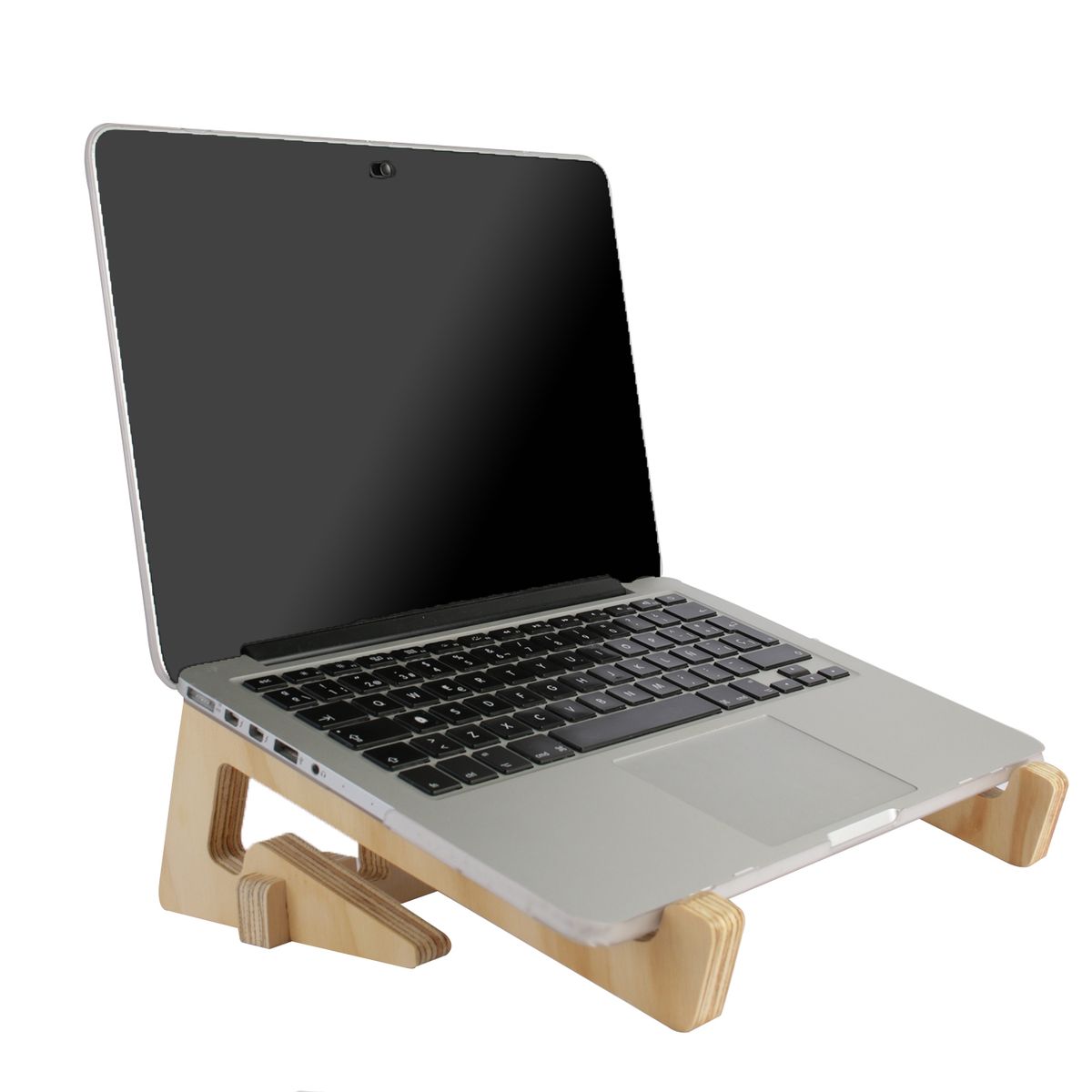 GENERICO - KIT BASE MADERA NOTEBOOK  BASE MADERA CELULAR  BOLSA TRASLADO