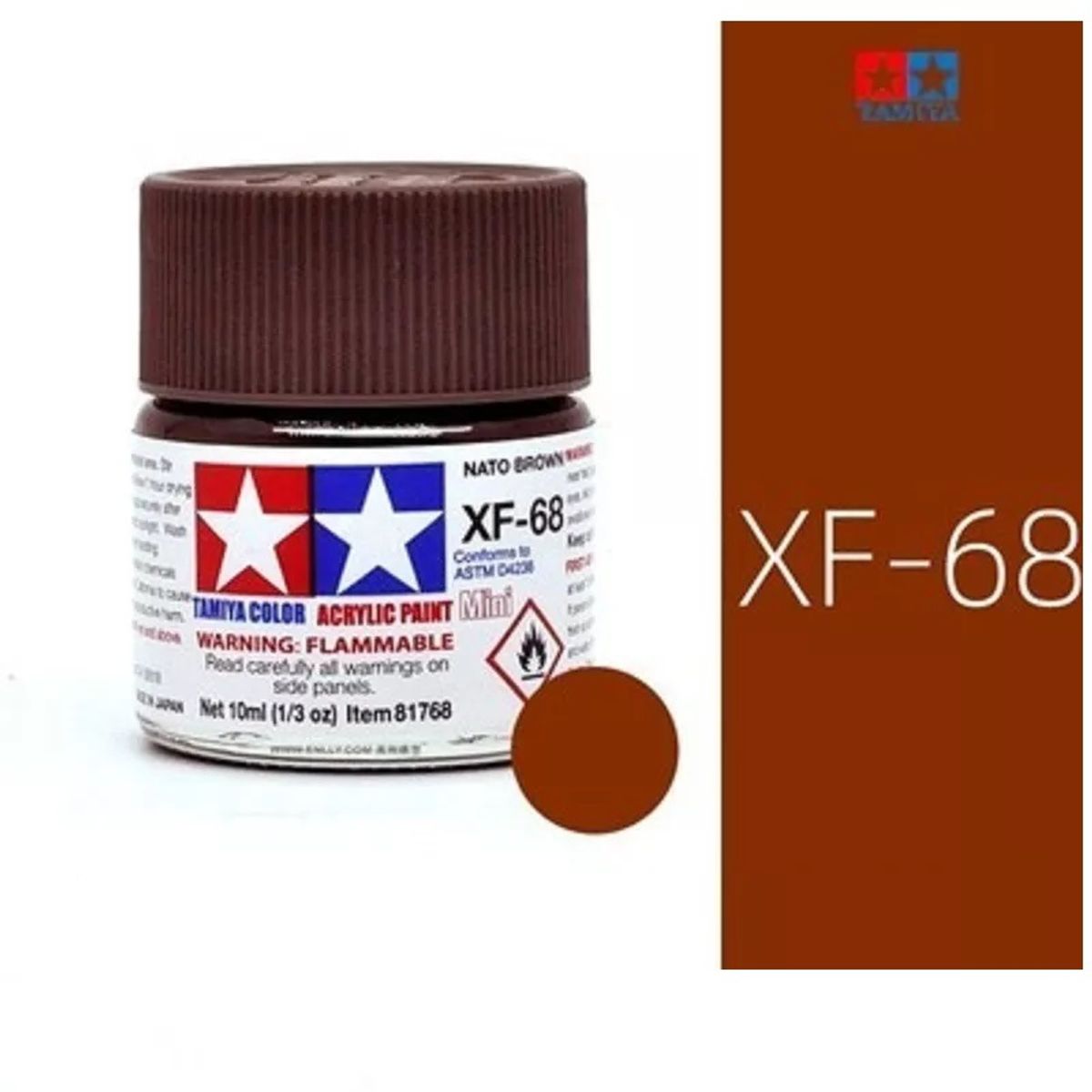 TAMIYA - Tamiya Pintura Xf25 A Xf68 Color 10 Ml Maquetas 1pcs