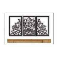 Cuadros Decorativos Forma Mándala en Madera MDF 3mm