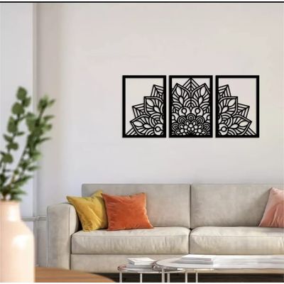 Imagen 2 del producto Cuadros Decorativos Forma Mándala en Madera MDF 3mm