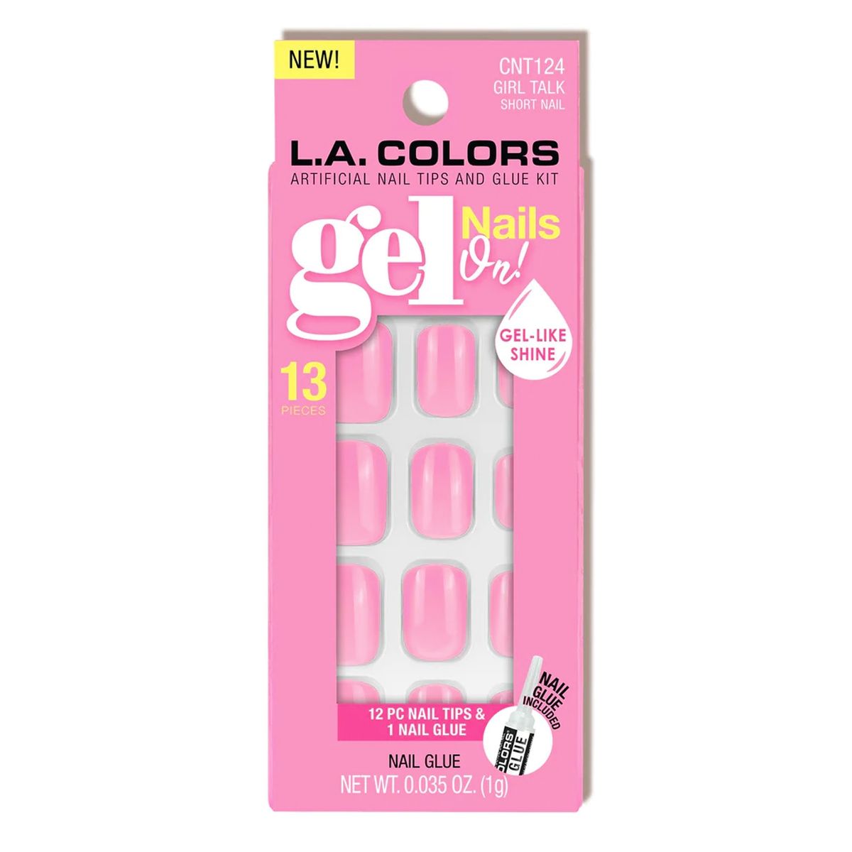 GENERICO - Set de Uñas Gel Press On Girl Talk LA Colors