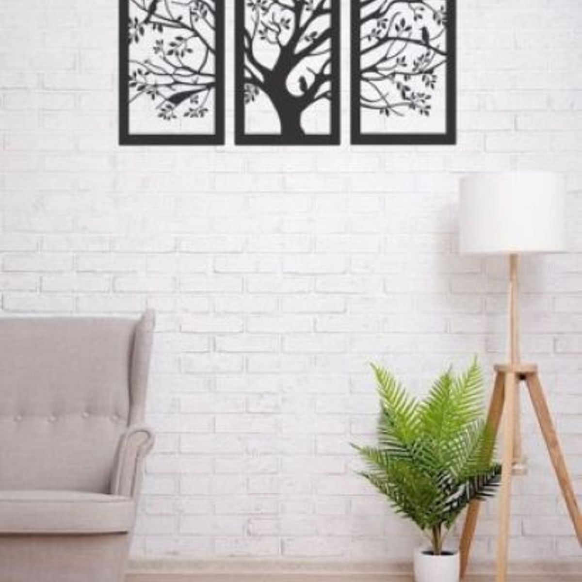 GENERICO - CUADRO DECORATIVO ARBOL DE LA VIDA ARTESANAL EN MADERA MDF 3MM…