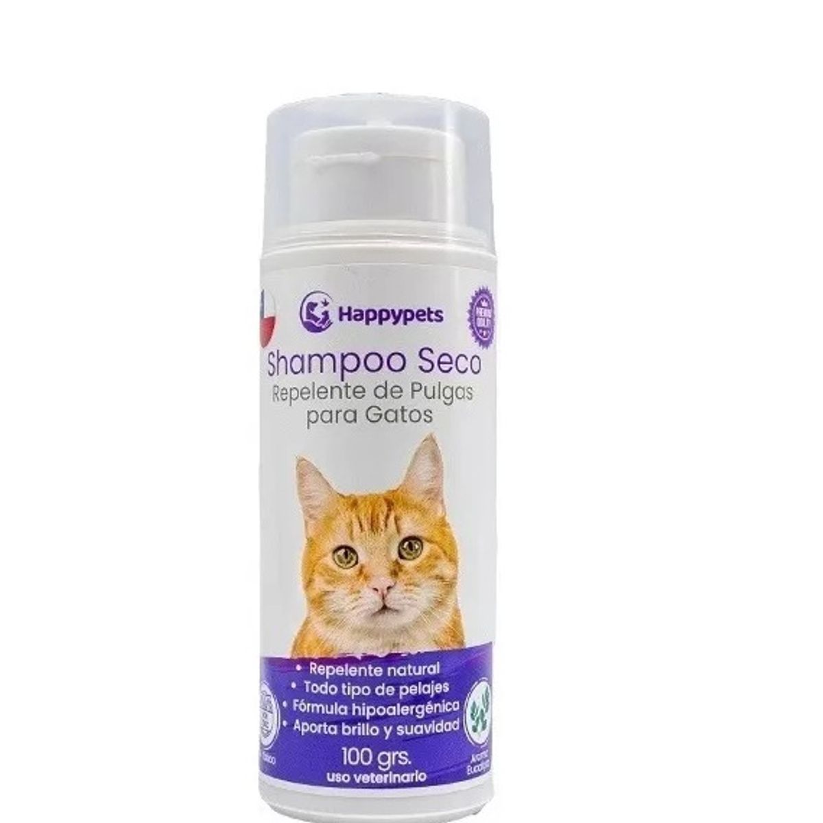 GENERICO - Shampoo Seco Repelente De Pulgas Para gatos Hipoalergénico