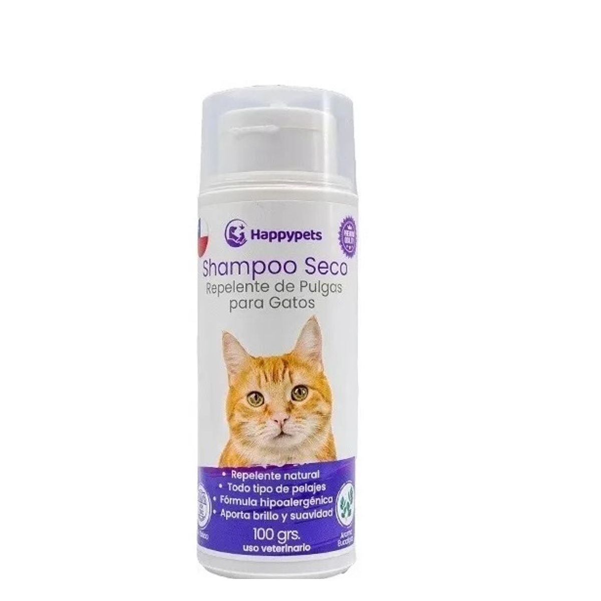GENERICO - Shampoo Seco Repelente De Pulgas Para gatos Hipoalergénico