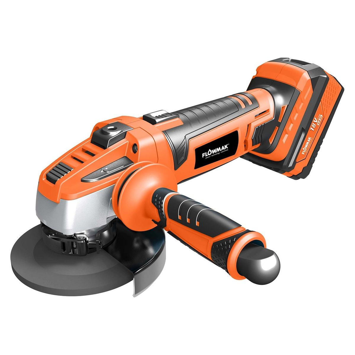 FLOWMAK - Kit Taladro 13mm Atornillador Linterna Esmeril pro