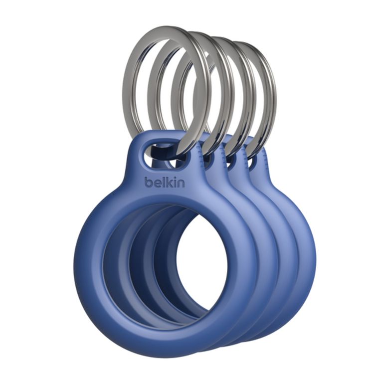 Llavero Para Airtag Secure Holder (pack 4 Unidades) Azul TALLA UNICA