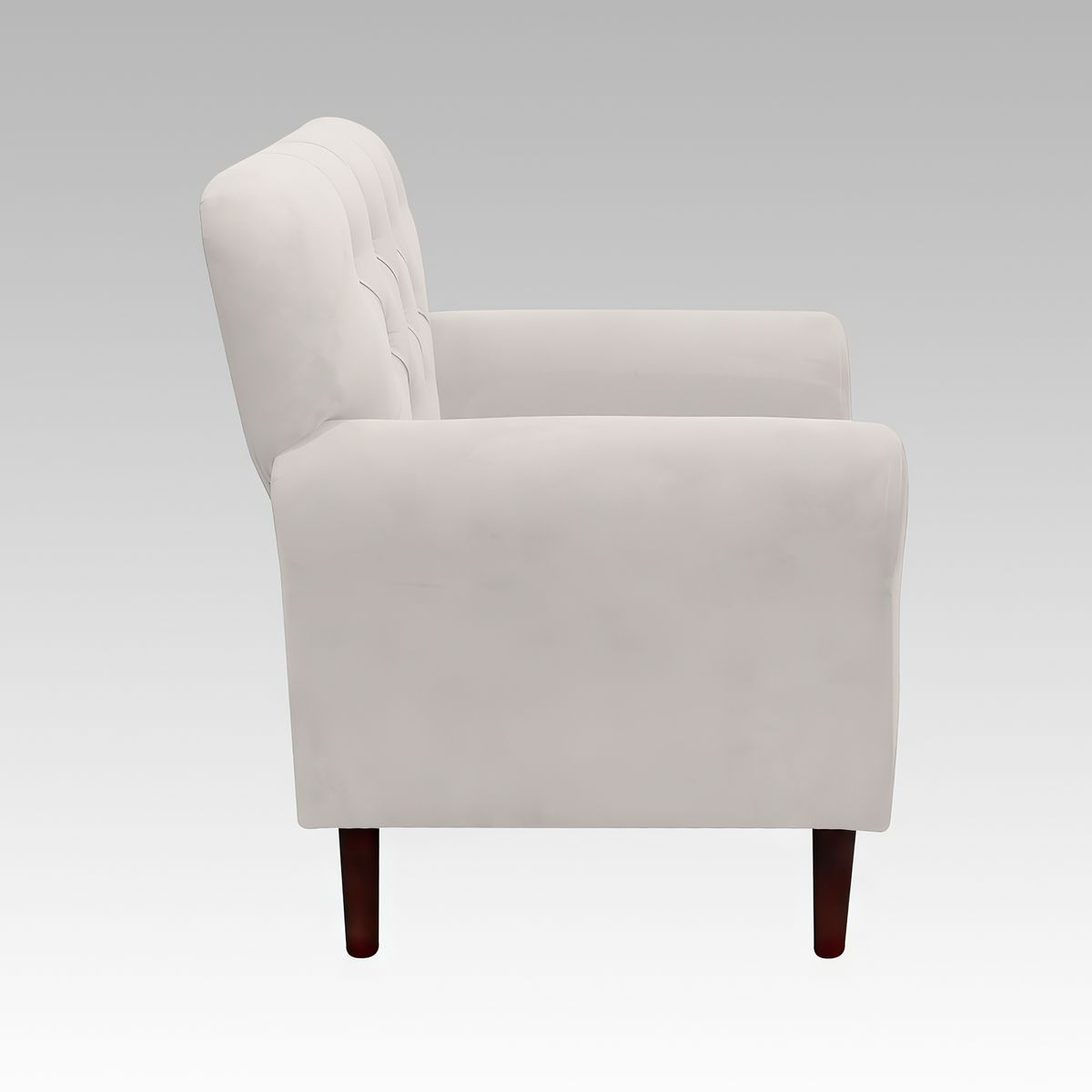 GENERICO - Sillón Baúl 1 Cuerpo Estilo Capitoné Recife - Blanco