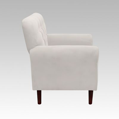 Imagen 2 del producto Sillón Baúl 1 Cuerpo Estilo Capitoné Recife - Blanco