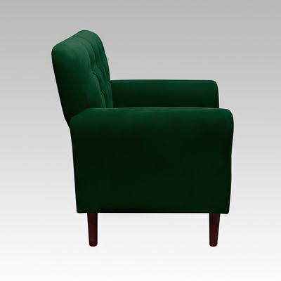 Imagen 2 del producto Sillón Baúl 1 Cuerpo Estilo Capitoné Recife - Verde