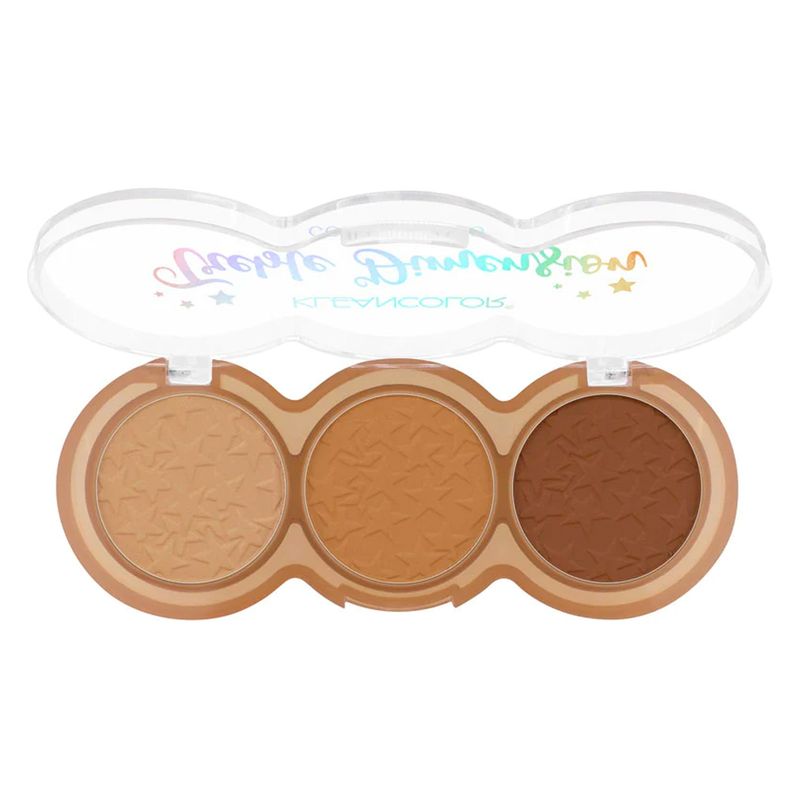 KLEANCOLOR - Paleta Trío de Contorno Treble Dimension Tan KleanColor