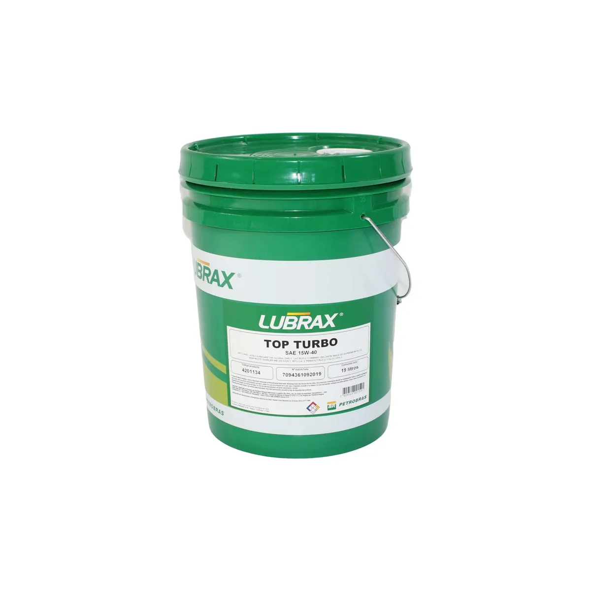 LUBRAX - Aceite Motor Lubrax Top Turbo 15w40 19 Lts