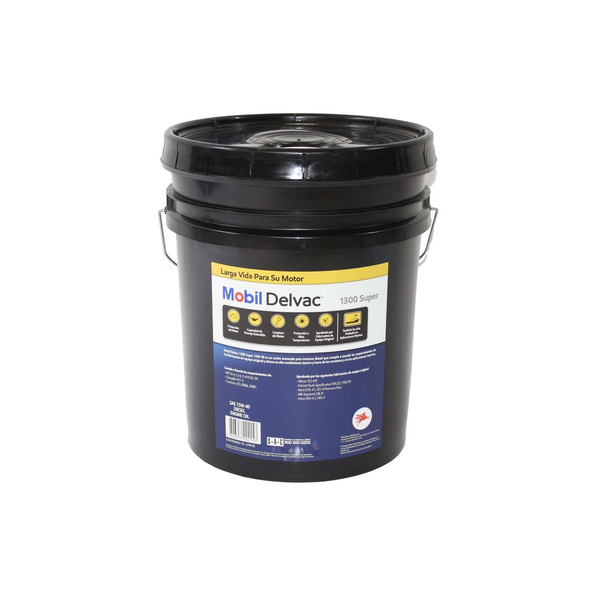 MOBIL - Aceite Motor Mobil Delvac 1300 Super 15w40 19 Lts