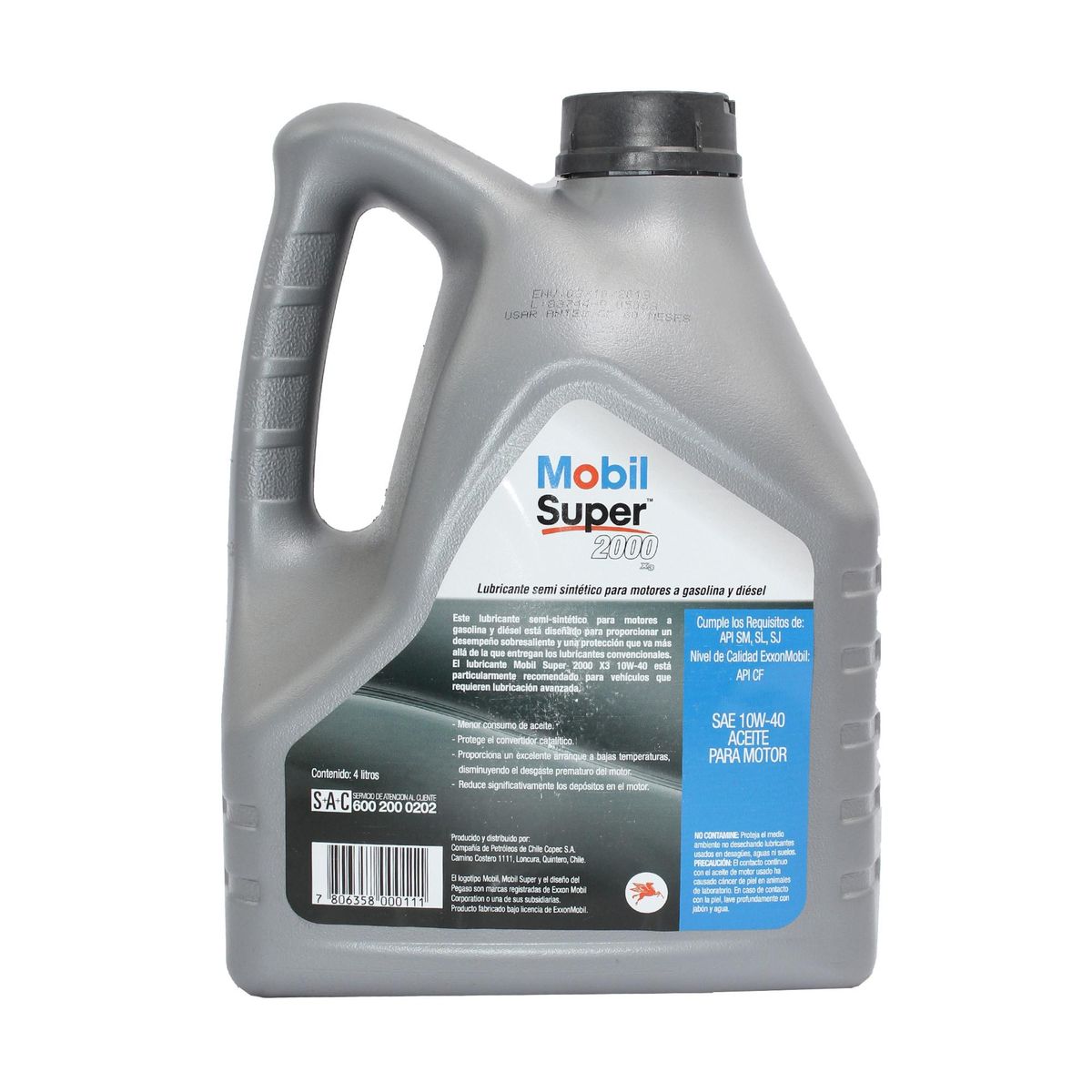 MOBIL - Aceite Motor Mobil Super 2000 X3 10w40 4 Lts