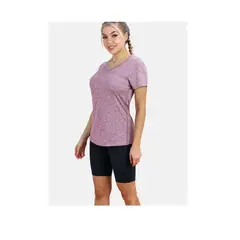MALCREADO34401 - Camiseta Jaspeada Mujer Manga Corta.