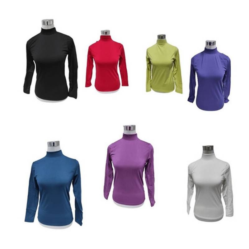 EVERSO - Pack 6 Camiseta Beatle Bambu Mujer Polar Liso