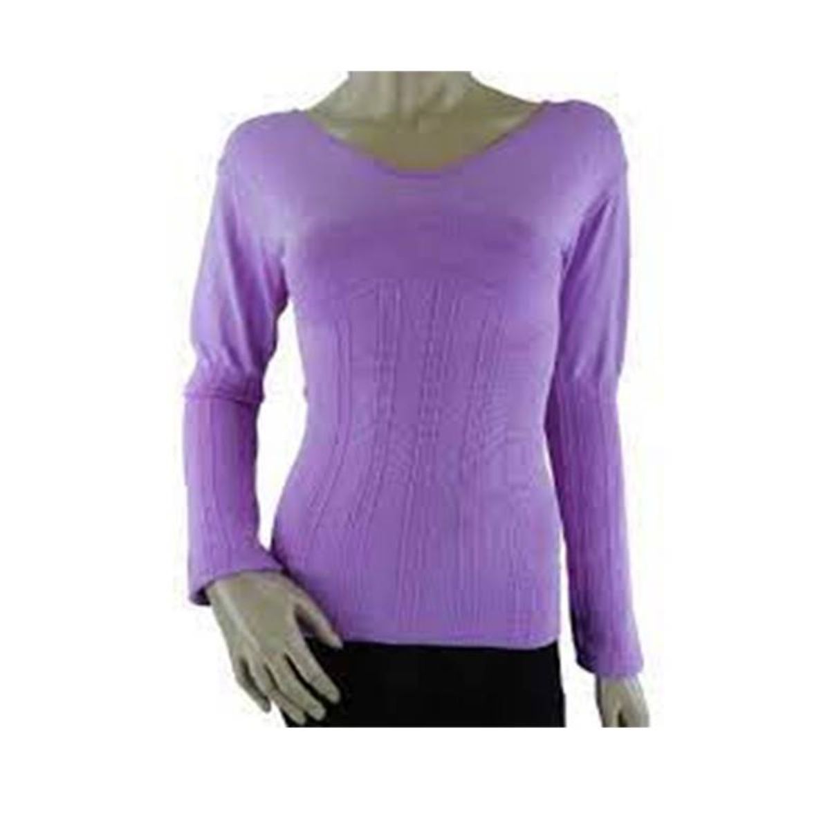 EVERSO - Pack 3 Camiseta Lola Reductora Dama Con Polar 1 Negro+2 Color Surtidos