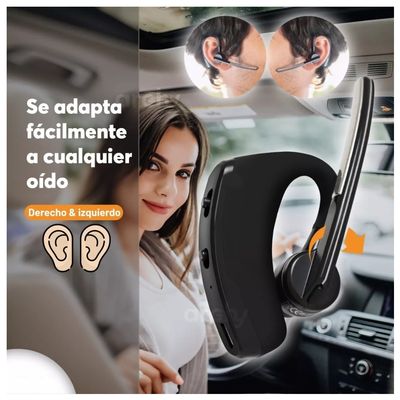 Imagen 2 del producto Audifono Manos Libres Bluetooth Tipo Voyager Microfono V8