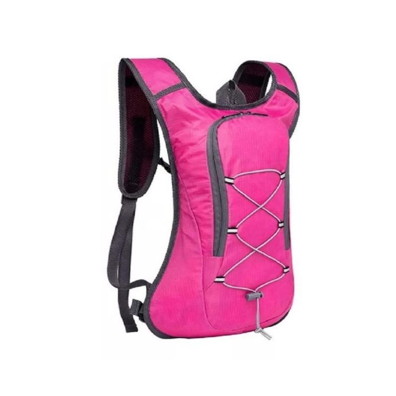 AUCKLAND OUTDOOR - Mochila Hidratacion + Bolsa De Agua 2L. Rosada