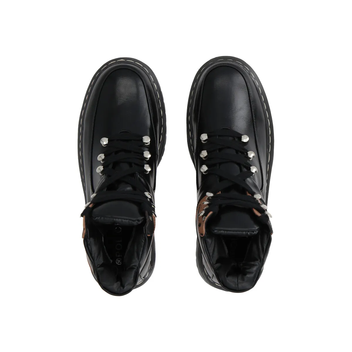 POLICE - Botin Mujer Negro Plataforma Candela Police