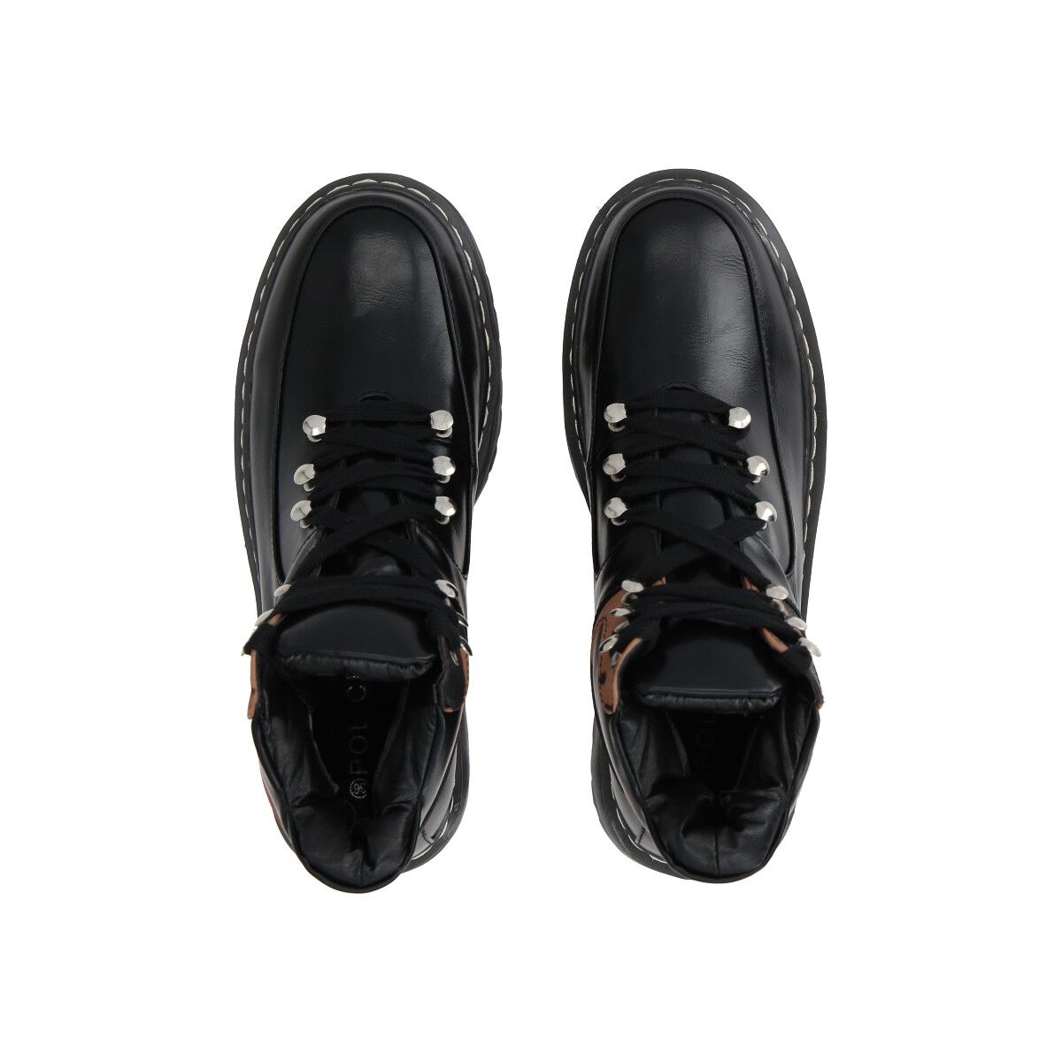 POLICE - Botin Mujer Negro Plataforma Candela Police