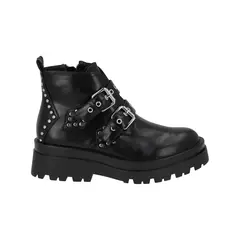 POLICE - Botin Mujer Negro Snake/Hebilla