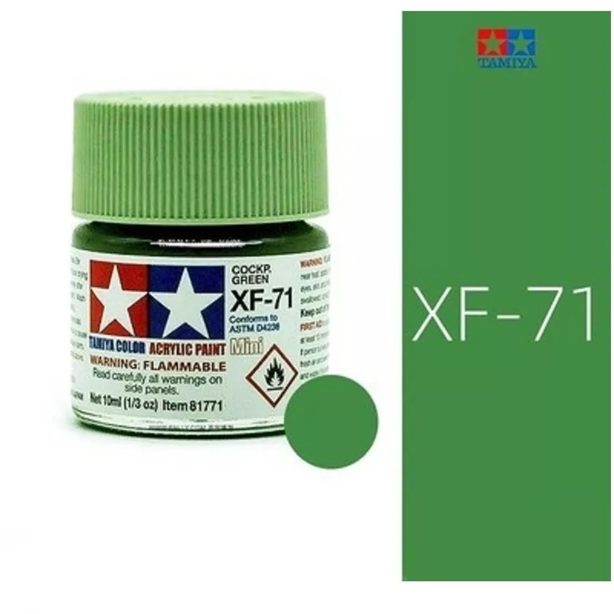 TAMIYA - Tamiya Pintura Xf69 A Xf93 Color 10 Ml Maquetas 1pcs