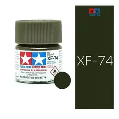 TAMIYA - Pintura Xf69 A Xf93 Color 10 Ml Maquetas 1pcs