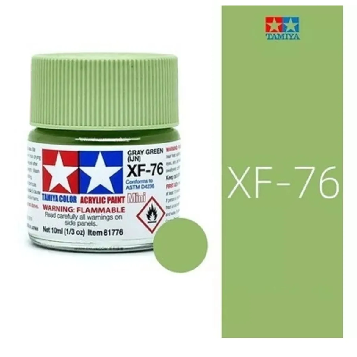TAMIYA - Tamiya Pintura Xf69 A Xf93 Color 10 Ml Maquetas 1pcs