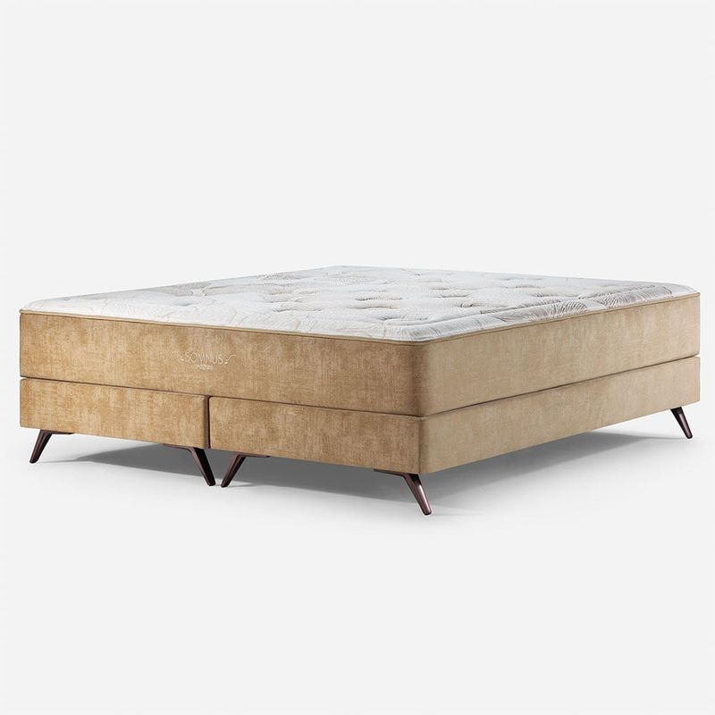ROSEN - Box Spring Rosen Somnus King 180 X 200 Cm Nougat