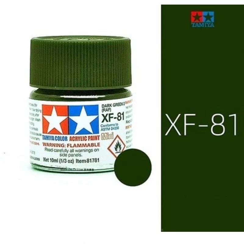 TAMIYA - Tamiya Pintura Xf69 A Xf93 Color 10 Ml Maquetas 1pcs