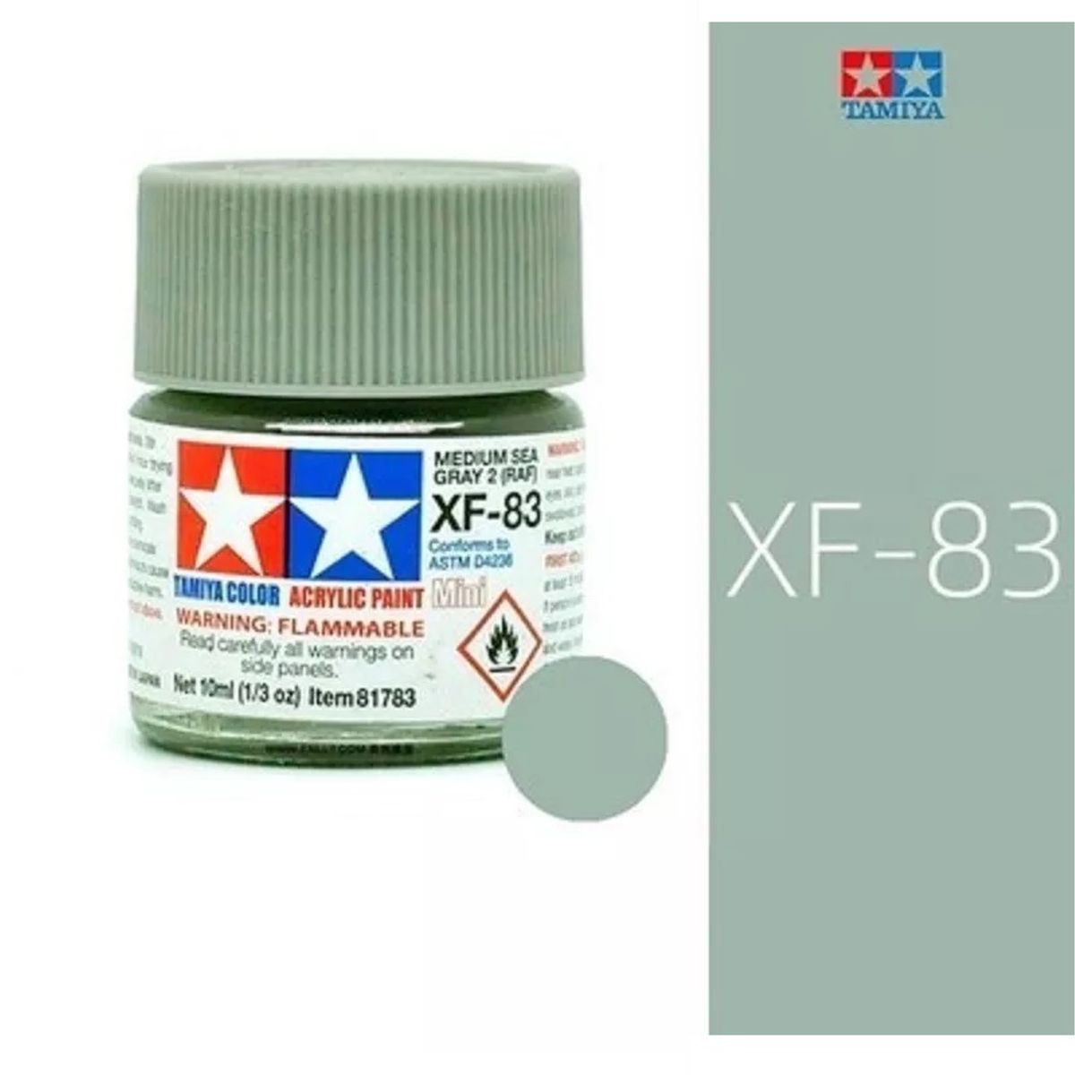 TAMIYA - Tamiya Pintura Xf69 A Xf93 Color 10 Ml Maquetas 1pcs