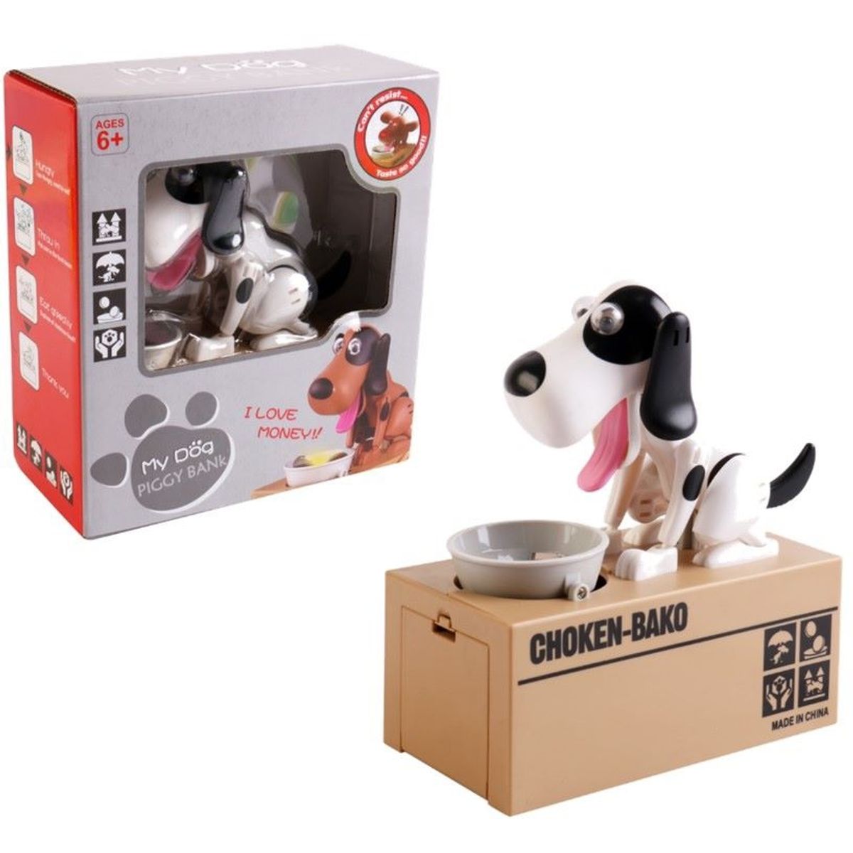 GENERICO - LINDA ALCANCIA PERRITO A PILAS